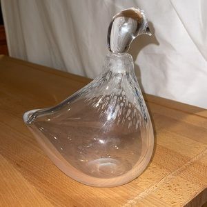 Vintage Kosta Hen Decanter